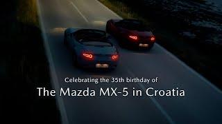 Celebrating the 35th birthday of the Mazda MX-5 in Croatia