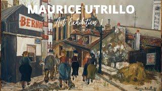 Maurice Utrillo Paintings with TITLES Curated Exhibition 1 Famous French Impressionist