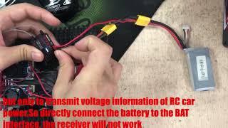 How to| Connect #RadioLink R7FG correctly for #telemetry(BAT port in NOT for power supply)