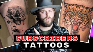 Let's React To Subscribers Tattoos!