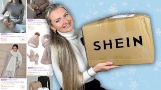 SHEIN WINTER CLOTHING TRY ON HAUL *wardrobe basics, unboxing* 