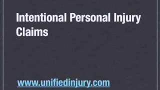 Personal Injury Attorneys: Intentional Personal Injury Claims