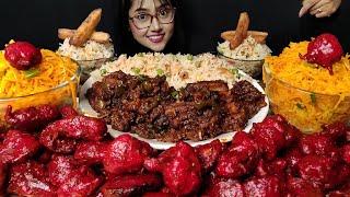 Eating Fried Rice, Chilli Potato, Chicken 65, Fried Noodles | ASMR Eating | Mukbang | Big bites