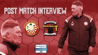 Niall Currie Post Match Interview | Harland & Wolff Welders | 13/04/24