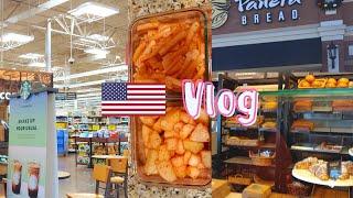 미국 일상 브이로그| Kimchi Recipe | Brunch | Panera Bread | Grocery Shopping | 김치 만들기| 브런치| 빵집 #미국Vlog #미국일상