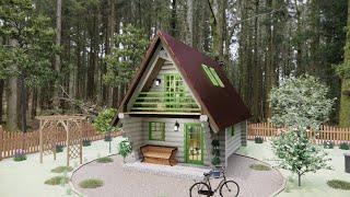 Forest Haven: A Charming 4.5x6m Wooden Gem House