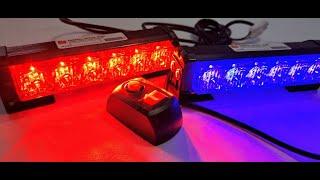 FEDERALES POLICIA Luces Led Strober Carro Luces Policiales // ACCESORIOS CARROS TUNING