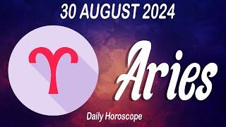 ️ this message is VERY URGENT DAILY HOROSCOPE ARIES AUGUST 30 2024 ️ ️  Aries  HOROSCOPE  