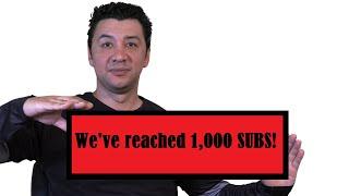 We Have Lift-Off! 1,000 Subscribers!