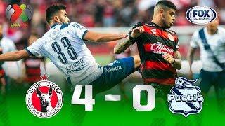 Tijuana  - Puebla [4-0] | GOLES | Jornada 17 | Liga MX