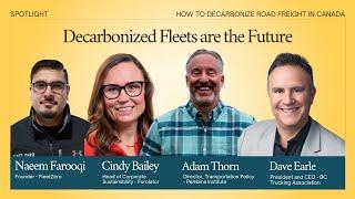 How to Decarbonize Canadian Road Freight