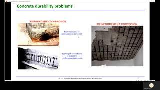 Durability, evaluation and repair of concrete Structures (Lecture 1)