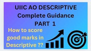 UIIC AO Descriptive Section. How to qualify??? #banking #uiic #ibps