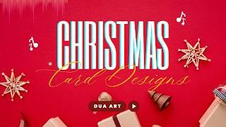 Christmas Card 2024 Drawing/Christmas Border Designs/Project Work Designs/Christmas Card Making Easy