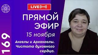 #169 Прямой эфир. Ангелы и Архангелы. Чистота духовного сердца.