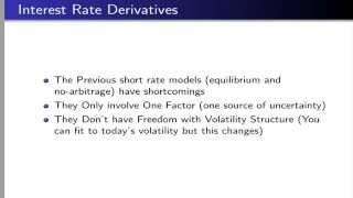 Interest Rate Derivatives a Quick Wrap Up:Heath-Jarrow-Morton(HJM) Libor-Market-Model(LMM)