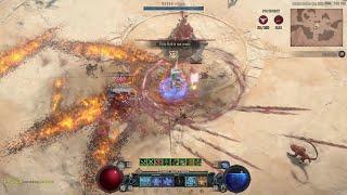 Diablo 4 Season of the Infernal Horde Sorcerer PvPFirewall Sorcerer vs Barbarian & Barrage Rogue