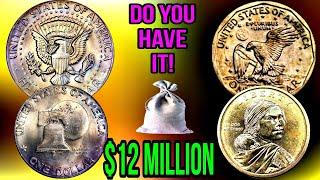 10 Ultra Rare Kennedy Half Dollars & Sacagawea Dollars & Silver Dollar Coins That Will Make You Rich