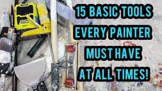 15 basic tools every painter must have.