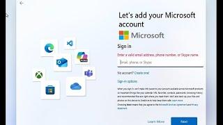 How to Bypass Microsoft Account Sign In During Windows 11 Setup