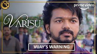 Varisu (Tamil) Thalapathy Vijay's Warning Scene Reaction | Vijay, Rashmika | வாரிசு | Exonite Media