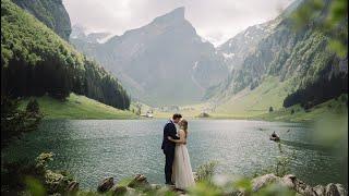 Beautiful Lakeside Elopement in the Swiss Alps