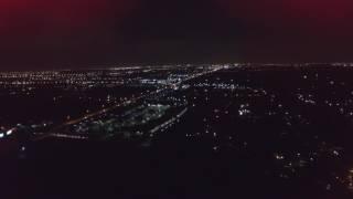 Phantom 3 Flying Over Parkland at Night