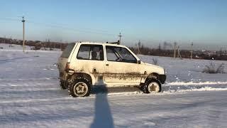 Резина от Луаз (ИВ-167) по снегу в чистом поле.