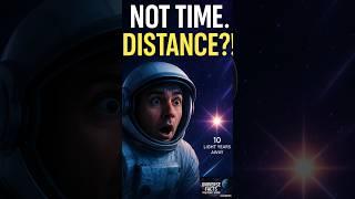 "You're Literally Looking Into the Past  | #shorts #nasa #LightYearsExplained #universe #space