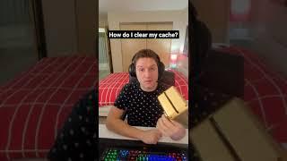 How do I clear my cache? #shorts #developer #coding #cache