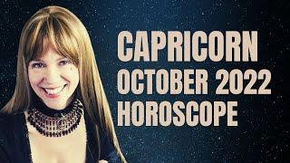 CAPRICORN OCTOBER 2022 HOROSCOPE  A Return of Power, Career Reset