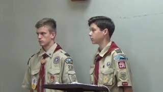 Troop Meeting Ceremony: Opening