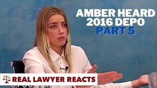 Lawyer Reacts: Amber Heard 2016 Depo Breakdown - Part 5