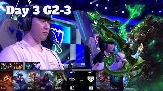 HLE vs GEN - Game 3 | Day 3 LoL Worlds 2024 Swiss Stage | Hanwha Life vs Gen.G G3 full