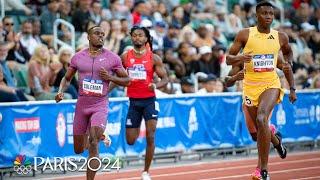 Erriyon Knighton STORMS to opening round victory over Christian Coleman in 200m | NBC Sports