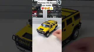 Hummer H2 full size off road sport SUV vehicle #viralshort #diecast #car