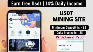 New Usdt Earning Site | Usdt Mining Site 2024 | Best Investment Site | Trx/Usdt Earning Website