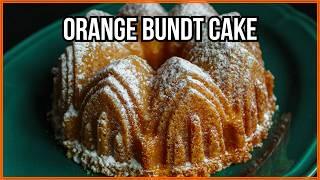 The Secret to the PERFECT Orange Bundt Cake – – So Moist, It Melts in Your Mouth! | Jordinner