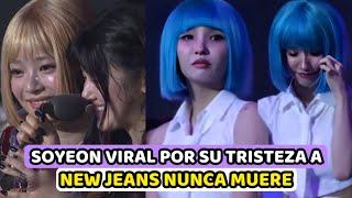 (G)I-DLE SE VUELVE VIRAL POR LLORAR DURANTE EL EMOTIVO DISCURSO DE NEW JEANS NUNCA MUERE