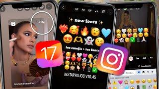 INSTAPRO IOS ACTUALIZADO 2024 INSTAGRAM estilo IPHONE con EMOJIS IOS 17 + BORDE CURVO en REELS 