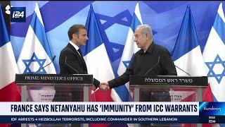 Israel to combat ICC warrants, France won't arrest Netanyahu