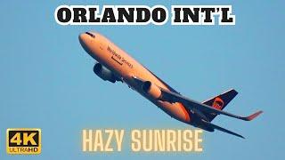 #4K HAZY AM RUSH | ORLANDO INT'L AIRPORT | 8/09/24 #aviation #new #plane #best #popular #airport