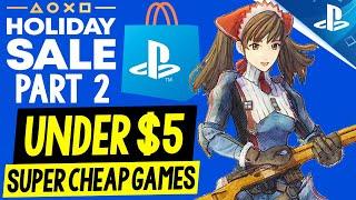 Tons of AWESOME PSN Game Deals UNDER $5! PSN Holiday Sale PART 2 SUPER CHEAP PS4/PS5 Games to Buy!