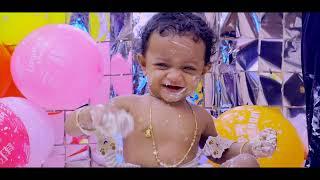 First birthday song of Twisha || Raakasi gadusu pilla  cover song || Cinematic shoot