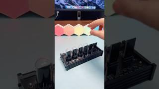 RGB quasi-glow tube clock creative computer desktop esports ornaments Eleksmaker to send