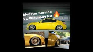 Monster Service V1 WIDEBODY KIT for the Genesis Coupe!!