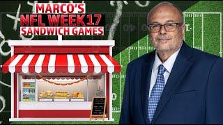 NFL Week 17 Picks, Predictions and Preview | Marco's Sandwich Spots of the Week