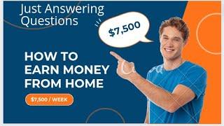 Earning $7,500 Monthly Answering Questions | Pro Tips Palace