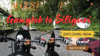 bike journey from gangtok to siliguri#gangtok#siliguri#vince travel#mahadev#sikkim#himachal