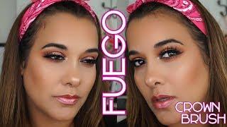 Crown Brush Fuego Palette Eye shadow Tutorial